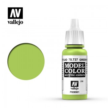 Vallejo Model Color Acrylic Paint Fluorescent Green 70737